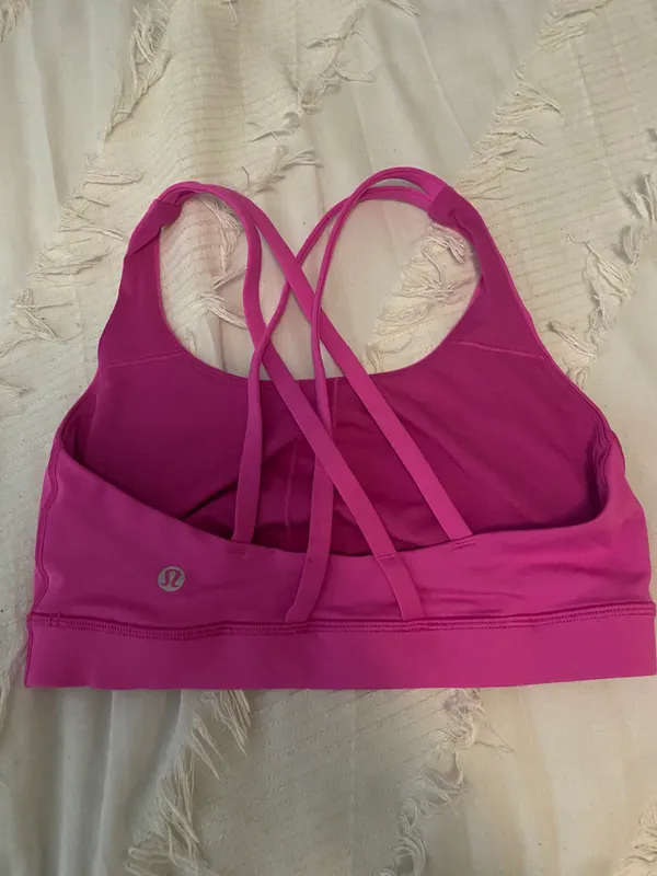 Lululemon Energy Bra Sonic Pink - Image 2