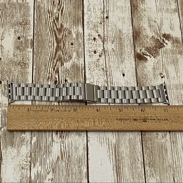 Libra Gemini Stainless Steel Apple Watchband - Image 5