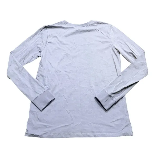 Nike The Nike Tee Women's S Slate Blue L/S Crew Neck Cotton Lightweight NWT - Image 2