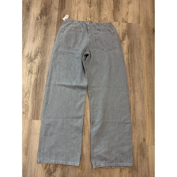 Gap Low Rise UltraSoft Easy '90s Loose Stripe Jeans Size Snall NEW - Image 4