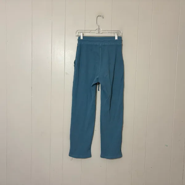 Back Beat Co Organic Cotton Waffle Joggers Slate Blue XS Lounge Pants - Image 10