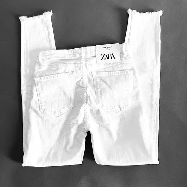 NWT ZARA Premium Skinny Jeans Stretch High Waist Bloggers Fav - Image 8