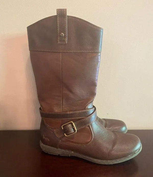 mid calf riding boots size 5 - Image 2