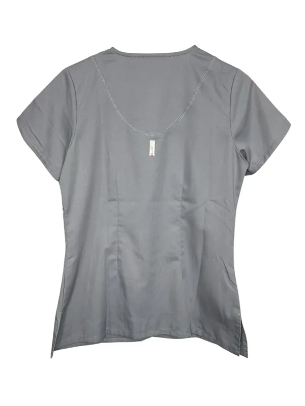 Gray’s Anatomy Scrub Top 4 Pocket S/S V-Neck in Moonstruck Sz XS NWT - Image 2
