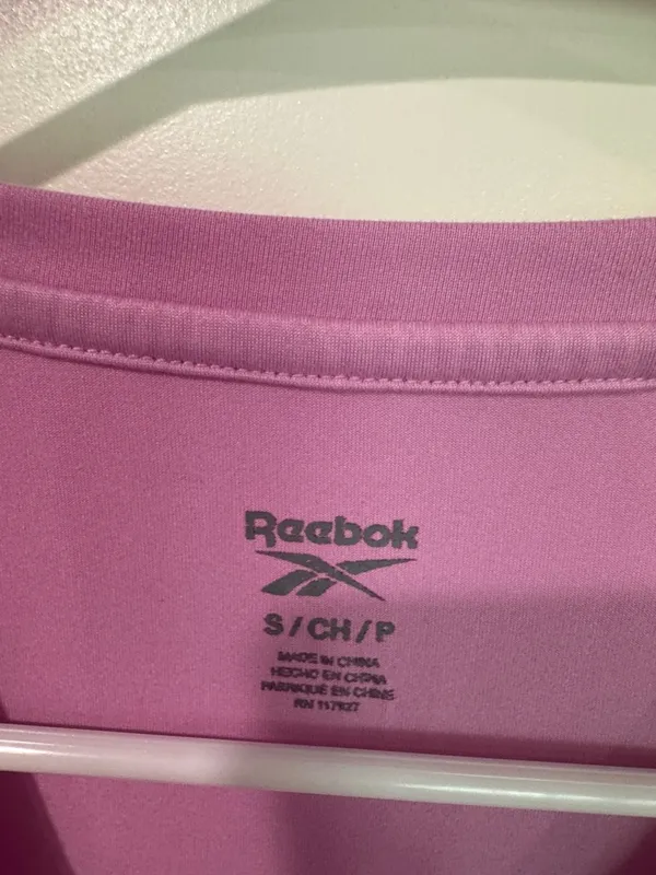 Reebok Pink Short Sleeve Logo Tee / BB34 - Image 3