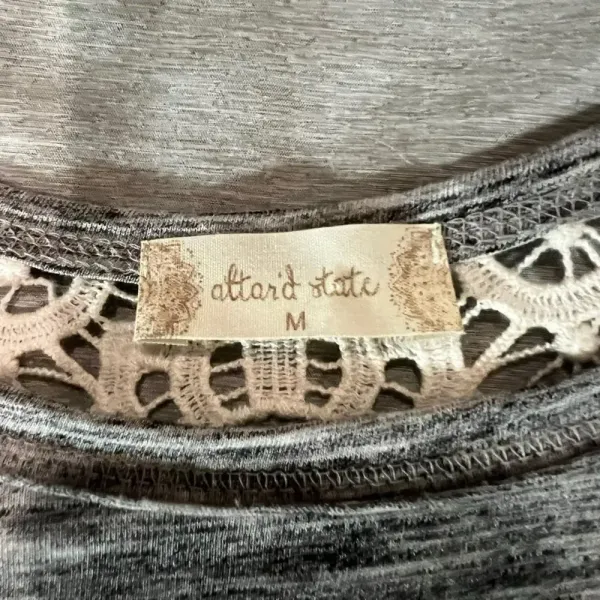 Altar'd State‎ Scoop Neck Sweater Top With Lace Detail Size Medium - Image 2
