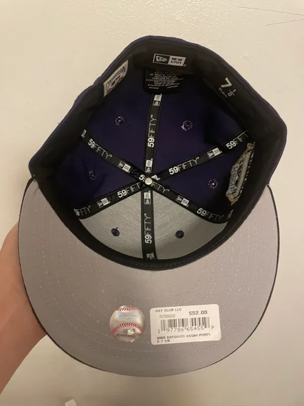 New Era Hat club noho sneekerfeenday San Francisco giants 1984 all star game size 7 1/8 brand new - Image 5