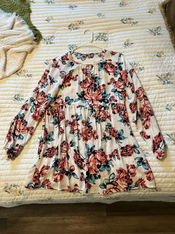 Floral Dress White - Image 2