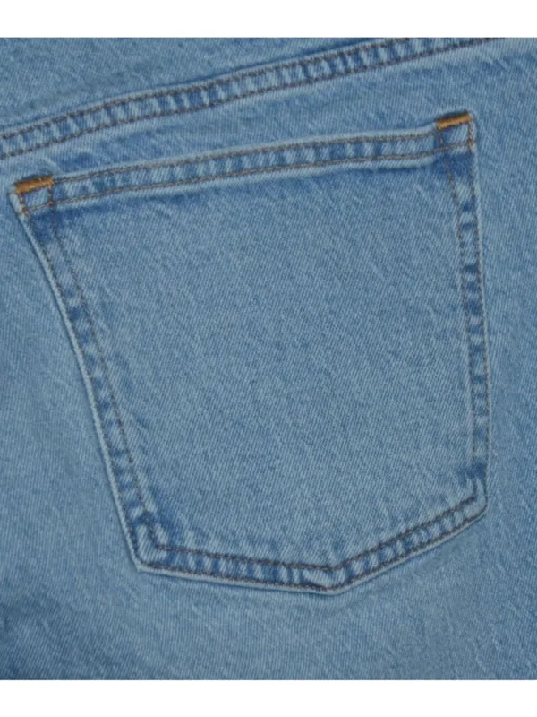 Abercrombie Fitch 90s Straight Mid Rise Curve Love Jeans 31 Regular Light Wash - Image 7