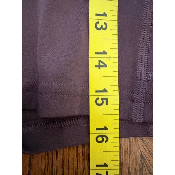 Gymshark Training Biker Shorts Women Small Brown High Waisted Pockets B4A8W - Image 3