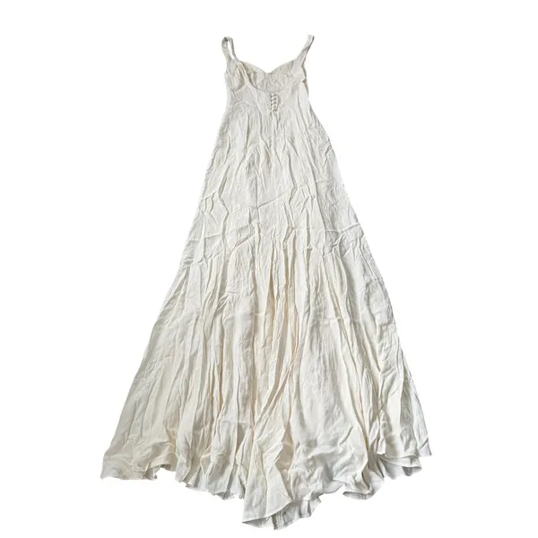 Reformation Lecce Dress Ivory - Image 2