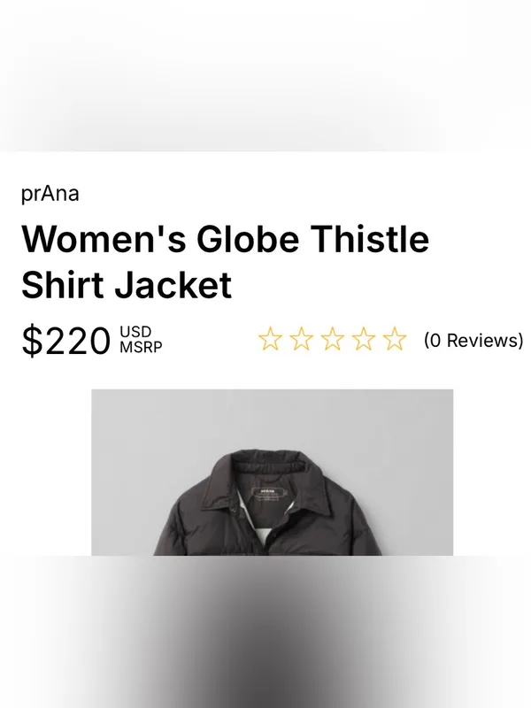 Prana Global Thistle Down Filled Black Long Coat XS - Image 7
