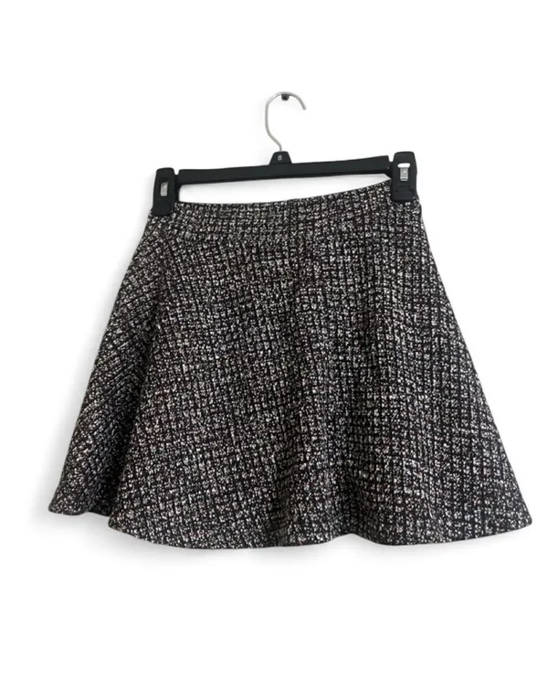Zara Skirt Sz S Textured Multicolored A-Line Fit&Flare Fall Wear Mini Knitted - Image 2