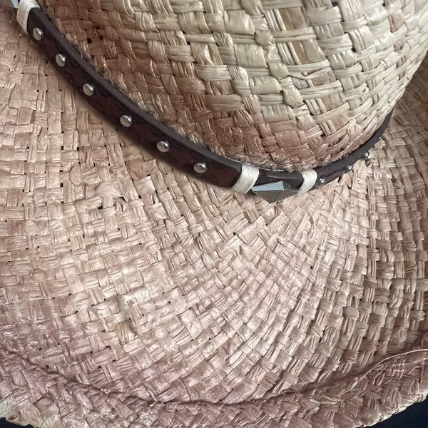 New w/tag Tidal Tom Straw Cowboy Hat, M/L - Image 3