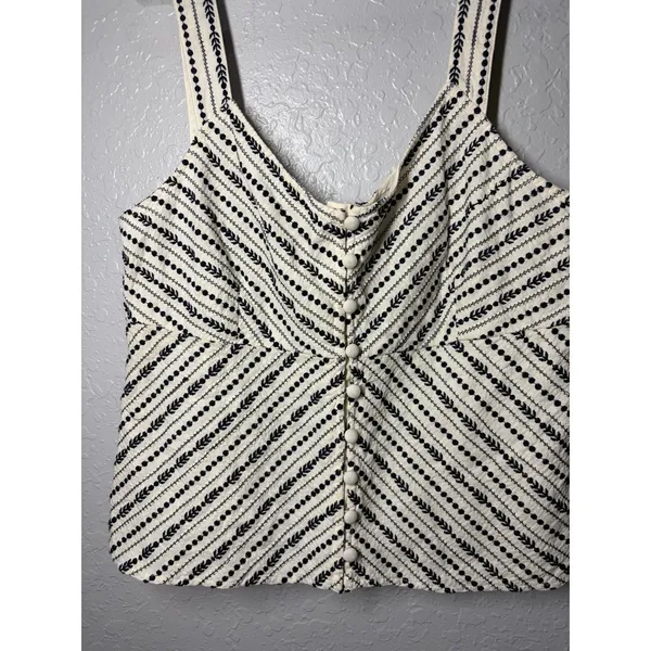 Anthropologie Maeve Sylvia Embroidered Top Boho Summer Sz L NWT - Image 2