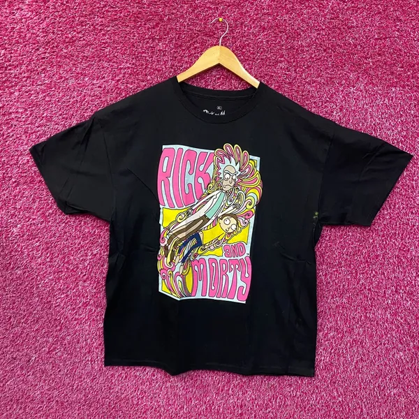 Adult Swim Rick & Morty Acid Trip T-Shirt XL - Image 3