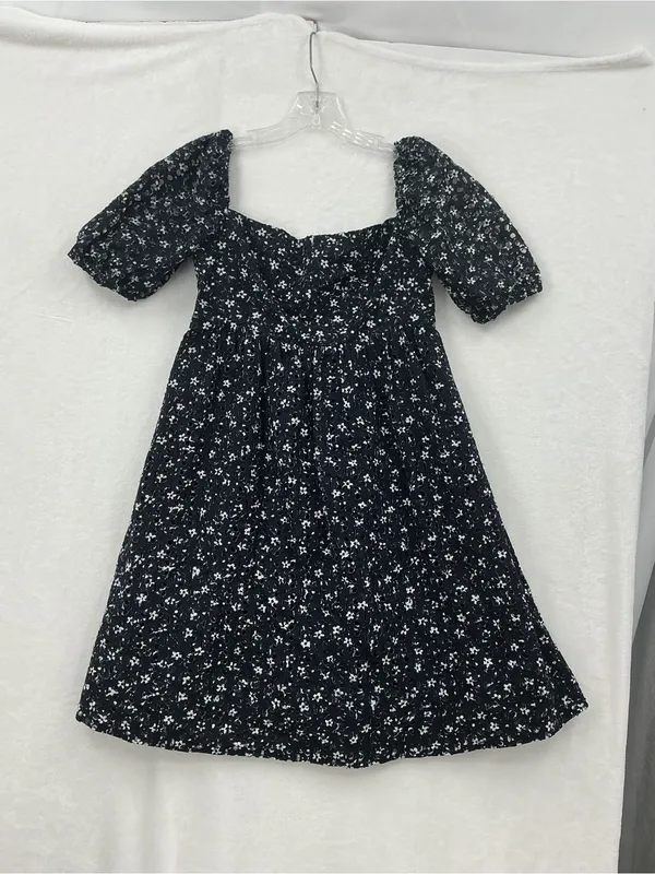 Maeve Navy Floral Off-Shoulder Mini Dress 1098 - Image 3