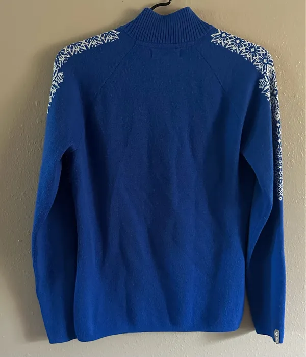 Meister wool blend half zip sweater Blue Size M - Image 4