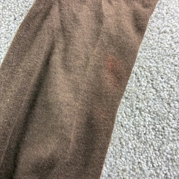 Sparrow Brown‎ Linen Cotton Blend Cardigan Sweater Ruffle Womens M Boho Chic - Image 9