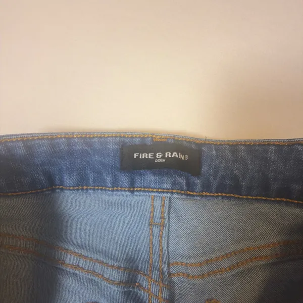 Fire & Rain Denim Womens High Rise Flare Leg Jeans Medium Wash Blue Size 7 Youth - Image 10