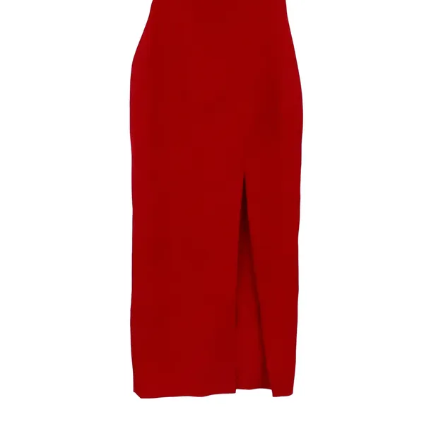 Vintage 90s Y2K Crisscross Back Maxi Dress Womens Size XS Red Formal Evening - Image 9