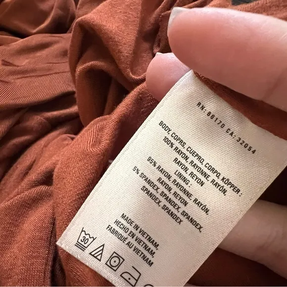 MAEVE‎ NWT Cowneck Enchantment Jumpsuit in Copper Rust Orange Size XS - Image 11