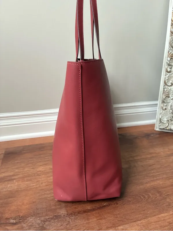 Coach Central Leather Tote 39, Peony Pink / Gold - Image 12