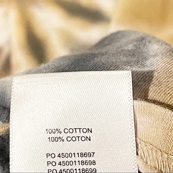 Aritzia TNA Small Brown Tie Dye Cotton Long Sleeve Tshirt‎ - Image 4