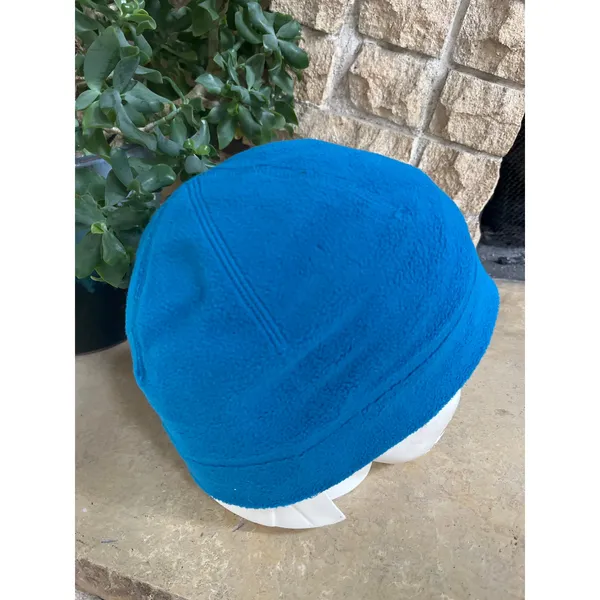 Columbia Fleece Blue Beanie Size L/XL Unisex - Image 4
