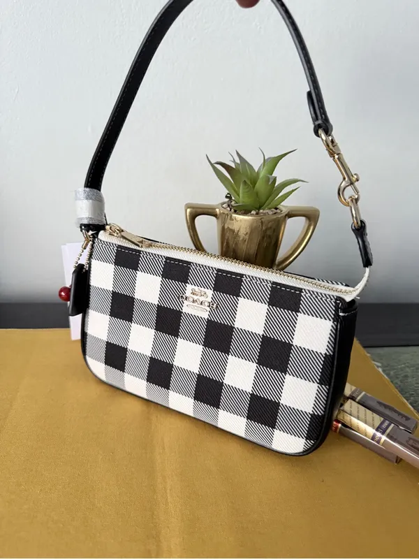 Coach Nolita 19 With Gingham Print And Charm - Image 5
