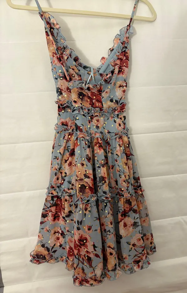 Altar'd State Ruffled Floral Dress - Image 3