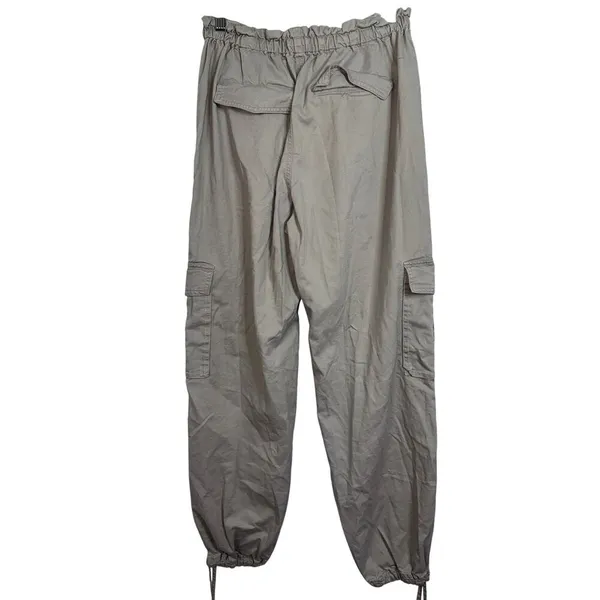 Abercrombie & Fitch Tan Khaki Drawstring Vintage Cargo Jogger Pants Women Size S - Image 3