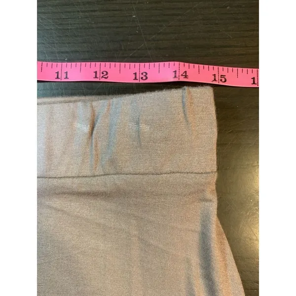 Lock & Love Neutral Long Maxi Skirt Size Large Pull On Elastic Waistband Minimal - Image 7
