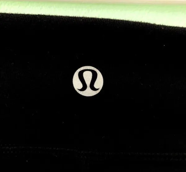 Lululemon Black & Gray Yoga Pants Full Length Leggings - Image 6