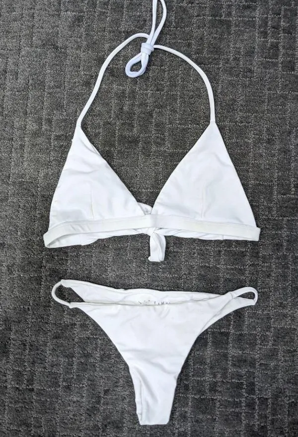 Salt And Coco Bikini Set White - Image 3