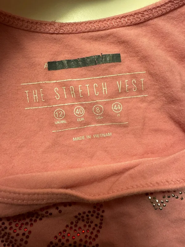 Y2K pink tank Size 8 - Image 2