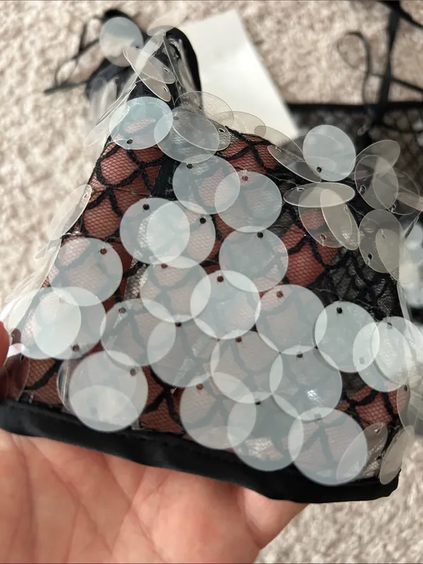 Zara sequin crop top. M - Image 8