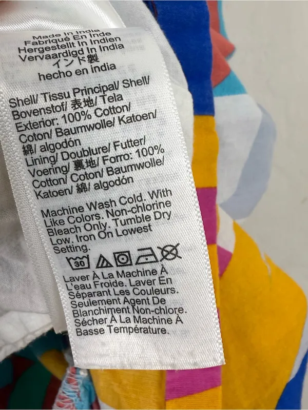 J. CREW tie back tropical maxi dress tiered hem - Image 10