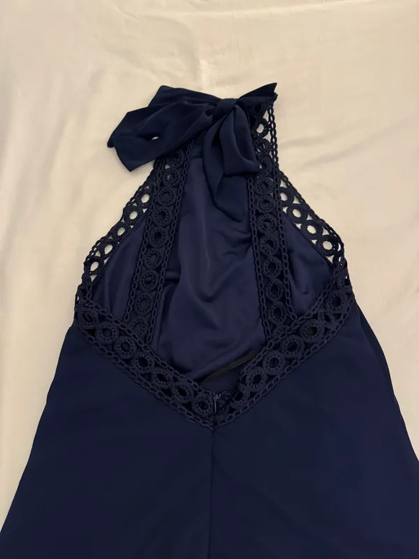 Lulus Navy Blue High Neck Women’s XS Mini Dress - Image 5