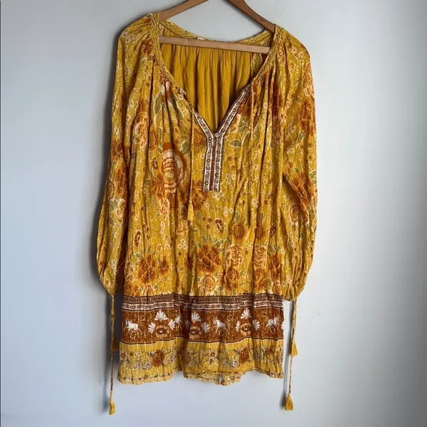 Spell Mystic Tunic Dress Sunflower Large - Image 3