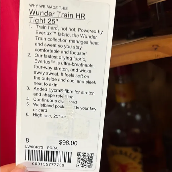 lululemon athletica Pink Wunder Train Leggings Vibrant 25 in - Image 6