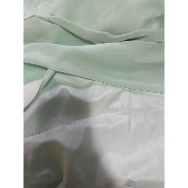Azazie Women's Green‎ Dress Chiffon Bridesmaid Dress Size A2 Formal Sleeveless - Image 8