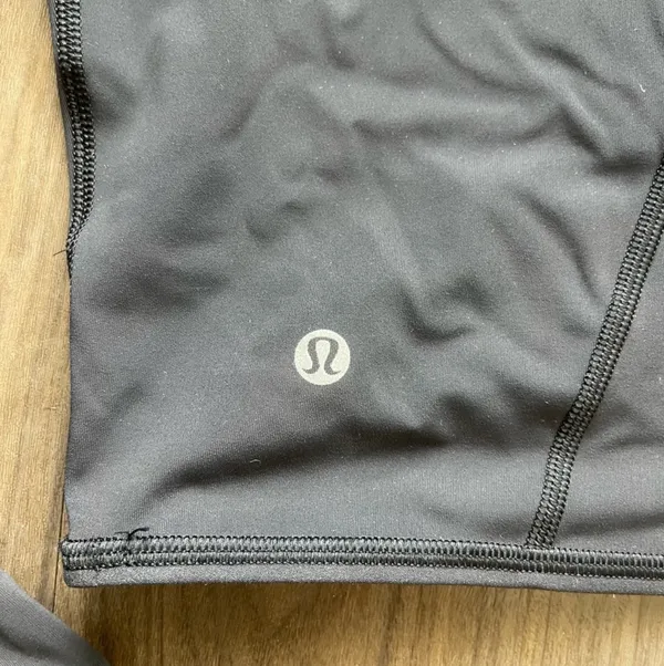 Lululemon cropped half zip athletic hoodie In Black - Image 9