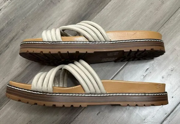 Madewell Charley Strappy Slide Sandal Women's Beige Tan Size 10 - Image 4