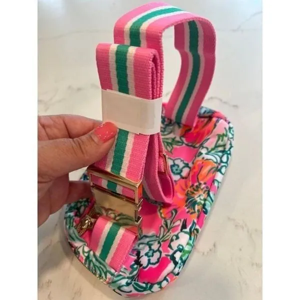 LILLY PULITZER BELT BAG SOLEIL‎ PINK PERFECT POPPY new - Image 3