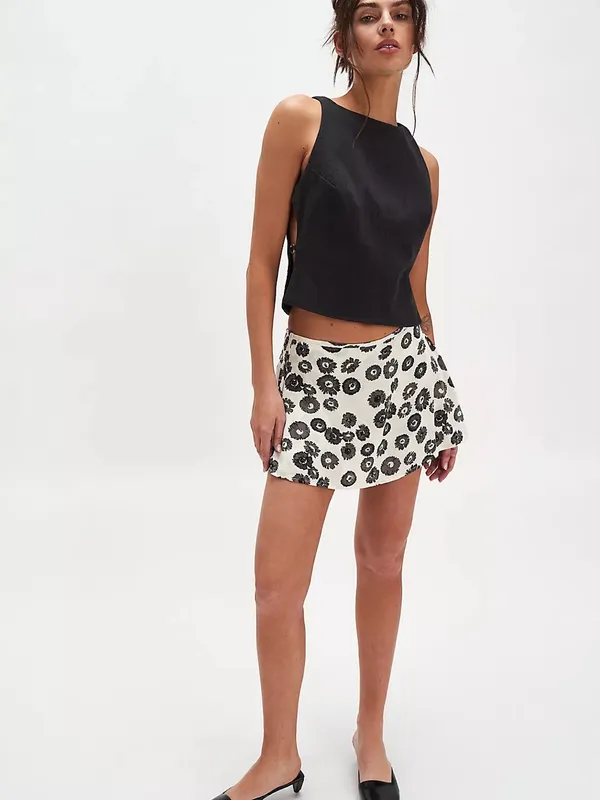 Free People Paradise Found Mini Skort - Image 3