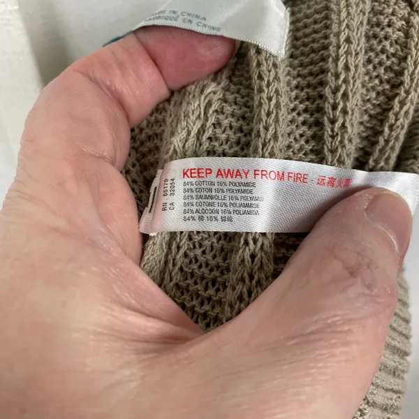 Free People Beach Tan Imogene Sweater Pants Sz.S - Image 12