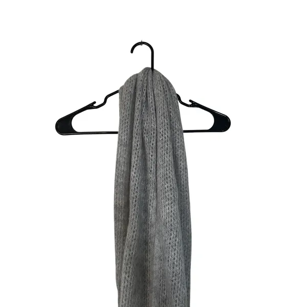 Abercrombie & Fitch Gray Wool Blend Loose Knit Scarf Women OS - Image 7