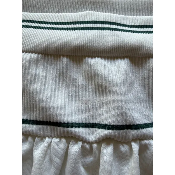 All in Motion White Green Striped Tennis Mini Skirt Skort Size M - Image 4