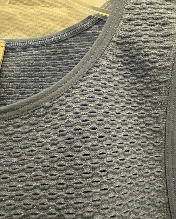 Anthropologie open stitch shimmer tank - Image 5